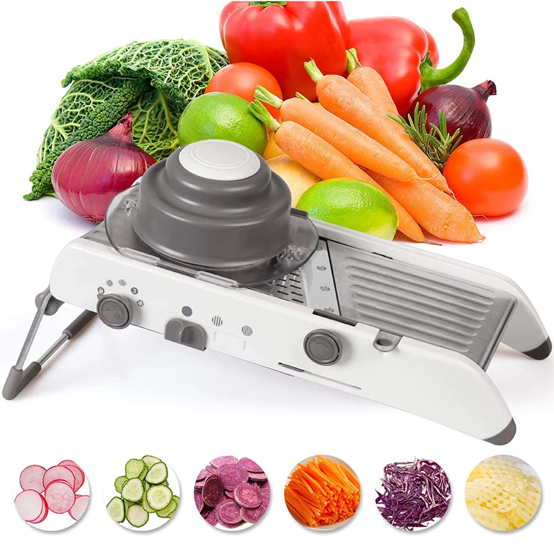 Mandoline Slicer - Мандолина-слайсер из нержавеющей стали, овощерезка-жульенер с