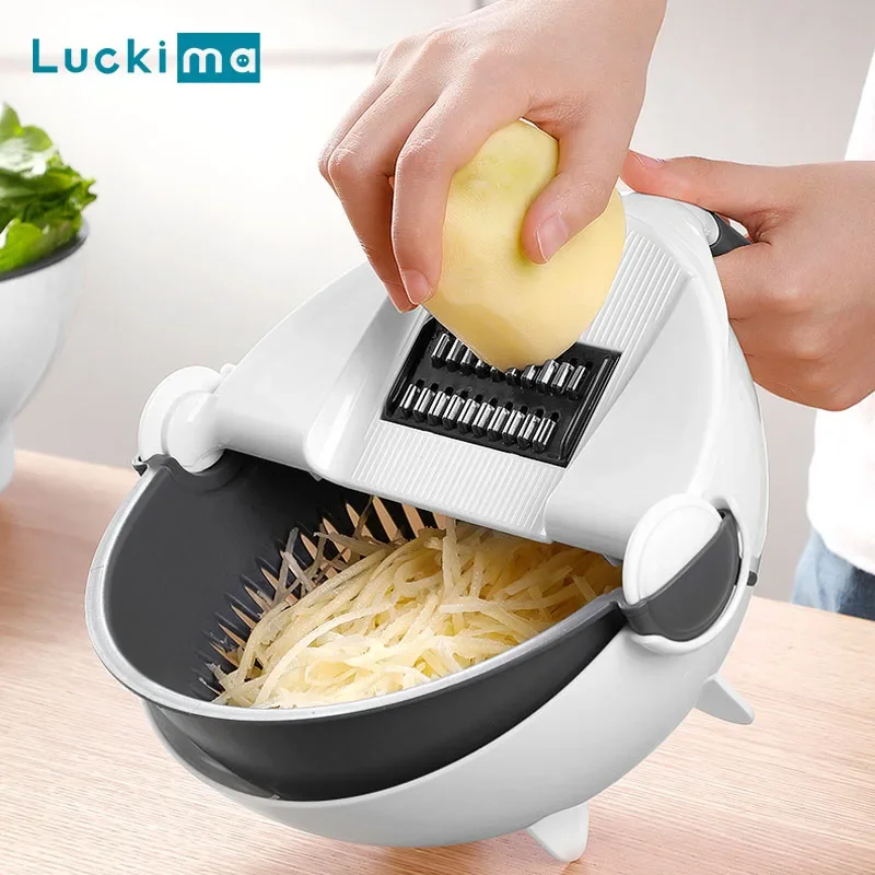 Mandoline Slicer - Многофункциональная овощерезка 2 в 1, измельчитель,