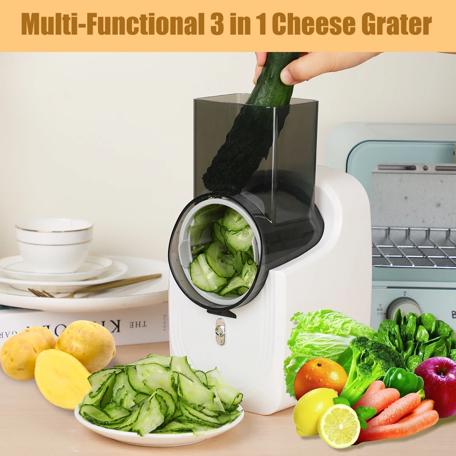 Электрическая терка для сыра,  – обзор и цена Mandoline Slicer