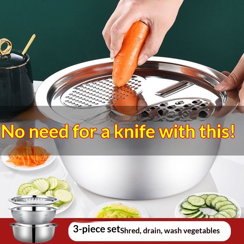 Новый набор из 3 многофункцион – обзор и цена Mandoline Slicer
