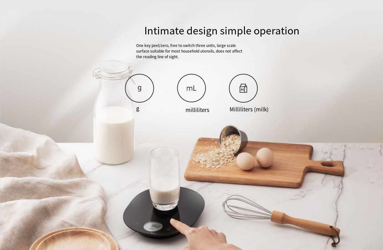 Умные электронные кухонные вес – обзор и цена Xiaomi Kitchen Gadgets